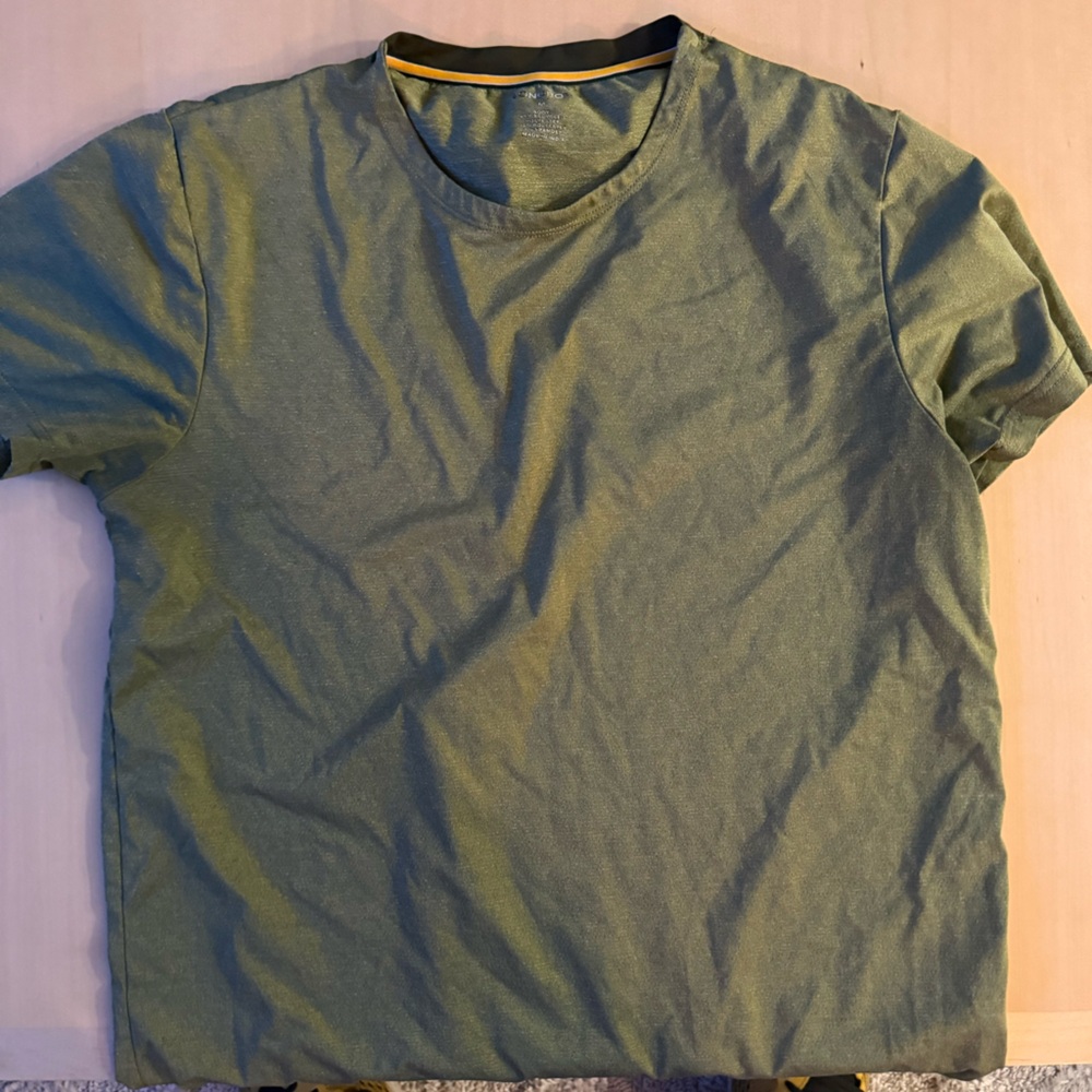 Bonobos Green Short Sleeve Tee Casual Crew Neck